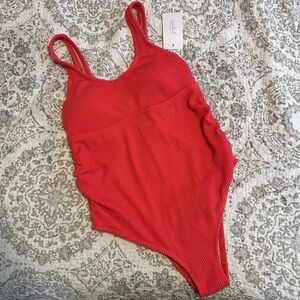 Coral one piece with pads